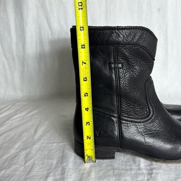 Frye Shoes Frye Cara Roper Black Leather Size 9.5 - Picture 4 of 13